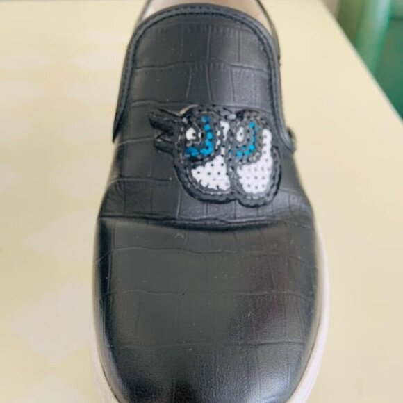 SAFIYA- Leather  - Slip on  sneakers  👀.   6 US/CA - Picture 8 of 11